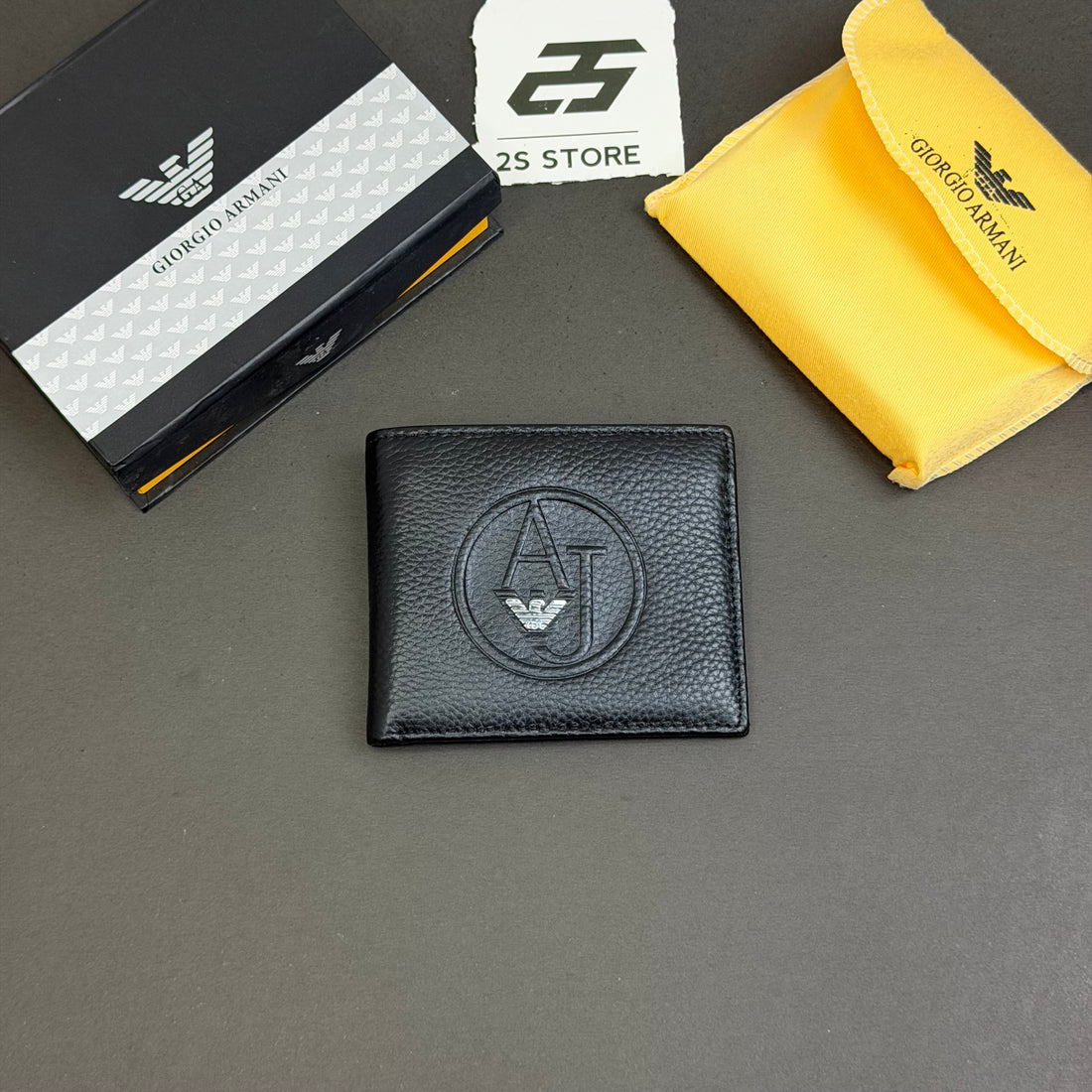 GIORGIO ARMANI men’s short wallet