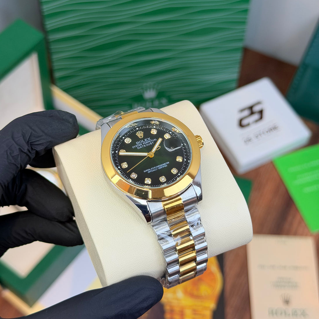 Rolex Date-just Semi Auto Two-tone