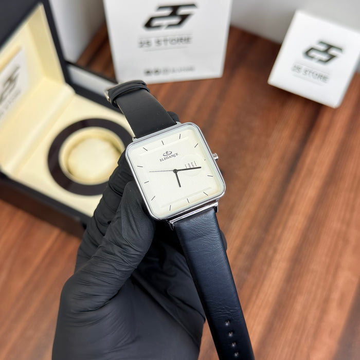 Elegance strap square dial